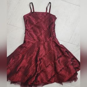 Beautiful burgundy Glam dress